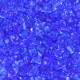 Matubo MiniDuo Perlen 4x2.5mm Transparent - sapphire